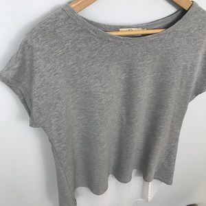 💸 5 for $25 💸 Anthropologie high-low T + sheer